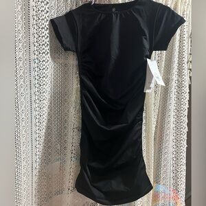 Blanqi Maternity Black Fitted Dress NWT